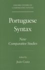 Image for Portuguese syntax  : new comparative studies
