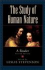 Image for The study of human nature  : a reader