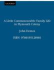 Image for A little commonwealth  : family life in Plymouth colony