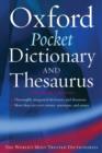 Image for The pocket Oxford dictionary and thesaurus