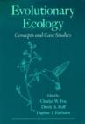 Image for Evolutionary ecology  : concepts and case studies