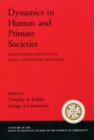 Image for Dynamics of human and primate societies  : agent-based modeling of social and spatial processes