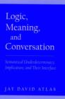 Image for Logic, Meaning, and Conversation