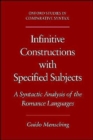 Image for Infinitive Constructions with Specified Subjects