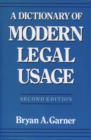 Image for A Dictionary of Modern Legal Usage