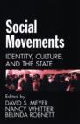 Image for Social movements  : identity, culture, and the state
