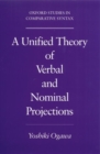 Image for A Unified Theory of Verbal and Nominal Projections
