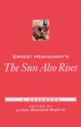Image for Ernest Hemingway&#39;s The sun also rises  : a casebook