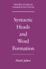 Image for Syntactic Heads and Word Formation