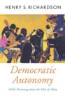 Image for Democratic Autonomy