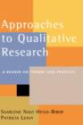 Image for Approaches to Qualitative Research