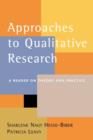 Image for Approaches to qualitative research  : a reader on theory and practice