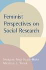 Image for Feminist perspectives on social research