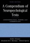 Image for A Compendium of Neuropsychological Tests