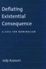 Image for Deflating existential consequence  : a case for nominalism