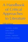 Image for A Handbook of Critical Approaches to Literature