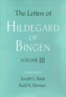 Image for The Letters of Hildegard of Bingen: The Letters of Hildegard of Bingen : Volume III