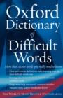 Image for The Oxford Dictionary of Difficult Words