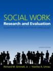 Image for Social work research and evaluation  : quantitative and qualitative approaches
