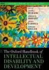 Image for The Oxford handbook of intellectual disability and development
