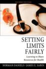 Image for Setting limits fairly  : learning to share resources for health