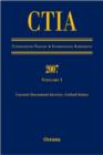 Image for CITA Consolidated Treaties and International Agreements 2007 Volume 1 Issued March 2008
