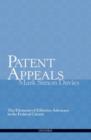 Image for Patent Appeals : The Elements of Effective Advocacy in the Federal Circuit