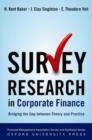 Image for Survey Research in Corporate Finance