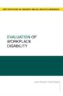 Image for Evaluation of Workplace Disability