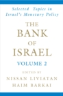 Image for The Bank of Israel: Volume 2: Selected Topics in Israel&#39;s Monetary Policy