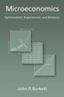 Image for Microeconomics: optimization, experiments, and behavior