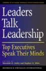 Image for Leaders talk leadership: top executives speak their minds