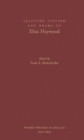 Image for Selected fiction and drama of Eliza Haywood