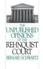 Image for The unpublished opinions of the Rehnquist court