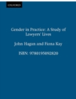 Image for Gender in Practice: A Study of Lawyers&#39; Lives