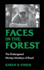 Image for Faces in the forest: the endangered muriqui monkeys of Brazil