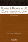 Image for Power &amp; rights in US constitutional law