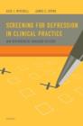 Image for Screening for depression in clinical practice  : an evidence-based guide