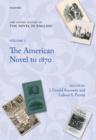 Image for The American novel from its beginnings to 1870