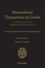 Image for International Transactions in Goods