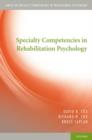 Image for Specialty Competencies in Rehabilitation Psychology
