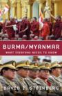 Image for Burma/Myanmar  : what everyone needs to know