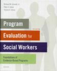 Image for Program Evaluation for Social Workers