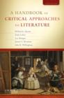 Image for A handbook of critical approaches to literature