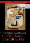 Image for The Oxford Handbook of Culture and Psychology
