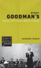 Image for Benny Goodman&#39;s famous 1938 Carnegie Hall jazz concert