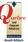 Image for Quebec : Social Change and Political Crisis - Third Edition