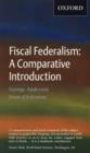 Image for Fiscal Federalism: Fiscal Federalism : A Comparative Introduction