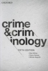 Image for Crime and Criminology 5e