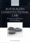 Image for Australian Constitution Law : Foundations and Theory